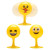 Custom Emoji Bopper Desk Ball with Suction Cup - Yellow