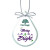 Custom Jade Ornament Teardrop - Full Color - Clear