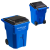 Custom Trash Container Stress Reliever - Blue 