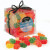 Custom Acetate Cube with Albanese Sour Gummi Bears 