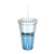 Custom Mood 16 oz. Victory Acrylic Tumbler - Straw Lid - Frosted To Blue 