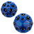 Custom Nitro Super Bouncing Ball - Blue 
