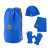 Custom Embroidered Fleece Winter Set -  Reflex Blue