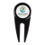 Custom Divot Tool with Magnetic Ball Marker - Black 