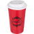 Custom Traveler 16 oz Travel Cup with Sip-Through Lid - Red