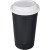 Custom Traveler 16 oz Travel Cup with Sip-Through Lid - Black Front View 