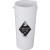 Custom Roadmaster 20 oz Travel Tumbler with Sip-Thru Lid - White 