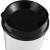 Custom Roadmaster 20 oz Travel Tumbler with Sip-Thru Lid - Black Top View 