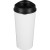 Custom Roadmaster 20 oz Travel Tumbler with Sip-Thru Lid - Black Front View 