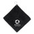 Custom Microfiber Golf Towel with Grommet and Hook - Black