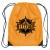 Custom Drawstring Gym Bags | Drawstring Sports Pack with Reinforced Corners | Cheap Promotional Backpacks - Athletic Gold