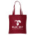 Custom Economy Non-Woven Tote Bag - Burgundy