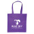 Custom Economy Non-Woven Tote Bag - Purple