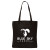 Custom Economy Non-Woven Tote Bag - Black