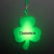 Custom Big Light Up Shamrock Necklace for St. Paddy's Day - Green 