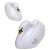 Custom Swan Stress Reliever - White