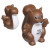 Custom Squirrel Stress Reliever - Brown