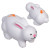 Custom Rabbit Stress Reliever - White