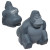 Custom Gorilla Stress Reliever - Gray