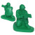 Custom Army Man Stress Reliever - Green