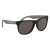 Rubberized Promotional Sunglasses with Business Logo Black with Gray