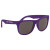Rubberized Promotional Sunglasses with Business Logo Purple