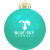 Round Shatterproof Ornament - Aqua Blue