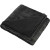 Custom Luxury Comfort Flannel Fleece Blanket - Black Side View 