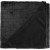 Custom Luxury Comfort Flannel Fleece Blanket - Black Front View 