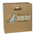 Custom 11 x 11 x 6 Full Color Natural Kraft Paper Take Out Bag