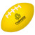 Custom Medium Football Stress Reliever - Yellow 