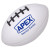 Custom Medium Football Stress Reliever - White 