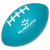 Custom Medium Football Stress Reliever - Teal 