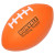 Custom Medium Football Stress Reliever - Orange 