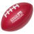 Custom Medium Football Stress Reliever - Burgundy 