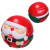 Custom Santa Claus Ball Stress Reliever - Red with Green with White