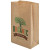 Custom Full Color 1-Sided SOS Kraft Paper Bags - 6" X 11.0625" X 3.625"