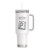 Custom Thermos 40 oz Stainless Steel Cup Holder Mug - White 