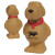 Custom Cartoon Dog Stress Reliever - Brown 