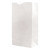 Custom One Color 1-Sided SOS White Paper Bags - 4.25" x 8.1875" x 2.375" - Back View 