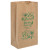 Custom Full Color 1-Sided SOS Kraft Paper Bags - 5" x 9.625" x 3.125"