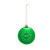 Custom Chrome Round Disk Ornament - Metallic Green 