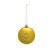 Custom Chrome Round Disk Ornament - Metallic Gold 