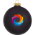 Custom 3.25" Traditional Glass Ornaments - Black