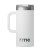 Custom RTIC Road Trip 16 oz Travel Mug (Ceramic Lining) - White Back View 