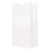 Custom One Color 1-Sided SOS White Paper Bags - 6" x 11.0625" x 3.625" - Back View 