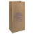 Custom One Color Natural SOS Paper Bag - 6.25" x 12.5" x 3.8125"