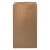 Custom One Color 1-Sided SOS Kraft Paper Bags - 6" x 11.062" x 3.625" - Back View 