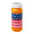 Custom 4 oz. Patriotic Bubbles Imprinted on Cap - Orange 