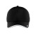 Custom Nike Dri-FIT Perforated Performance Cap - Black/White - Front View
